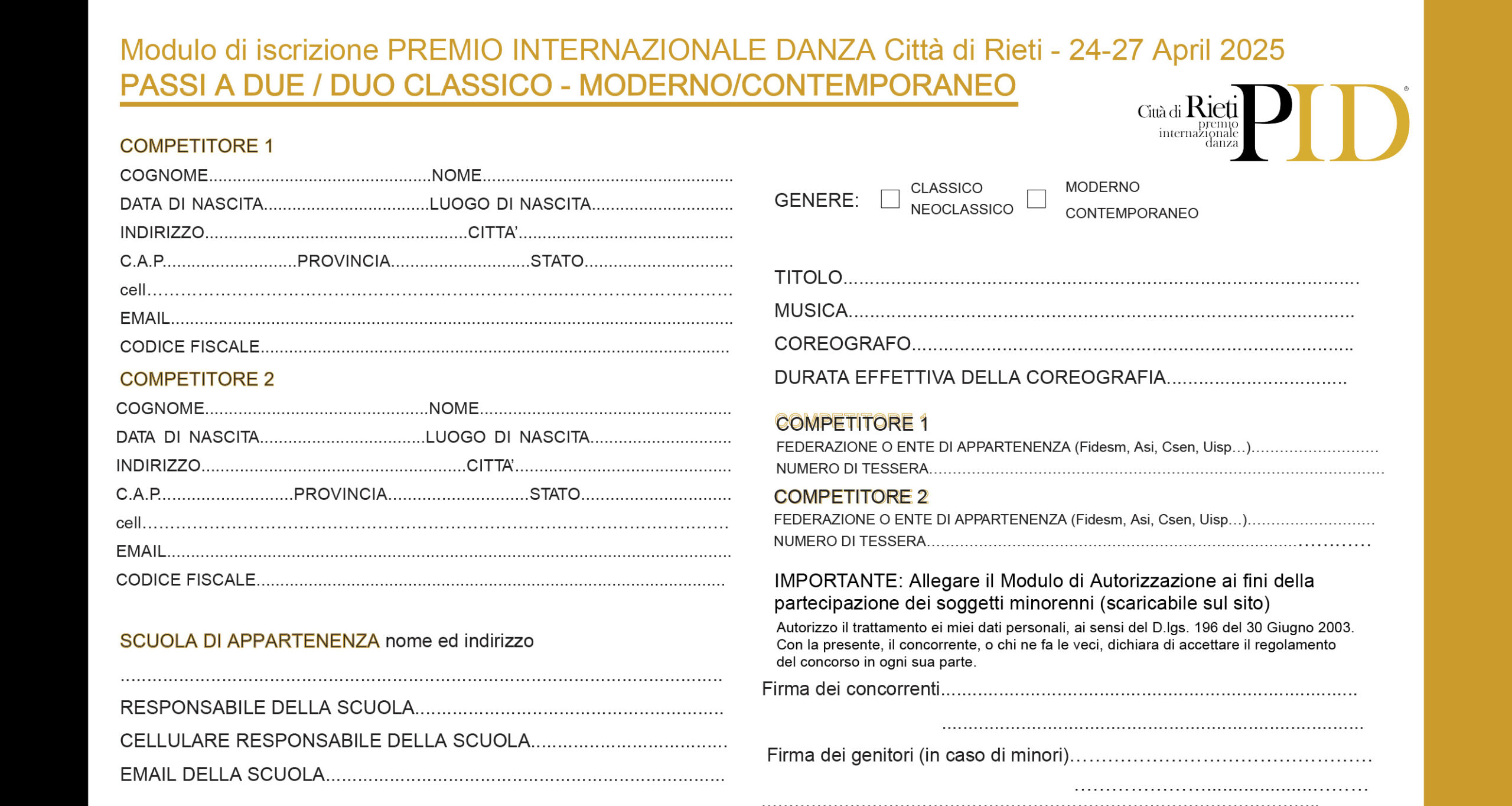 PASSI A DUE 2023